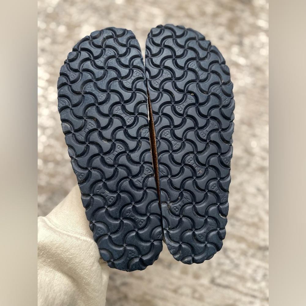Birkenstock Buckley 39 Navy Blue Leather Clog Size 8 Womens - Picture 9 of 13
